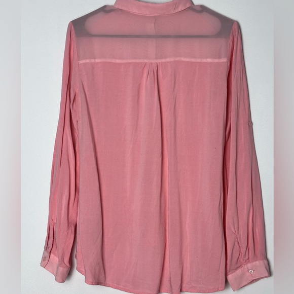 Pink shirt with mesh shoulders - Picture 4 of 4